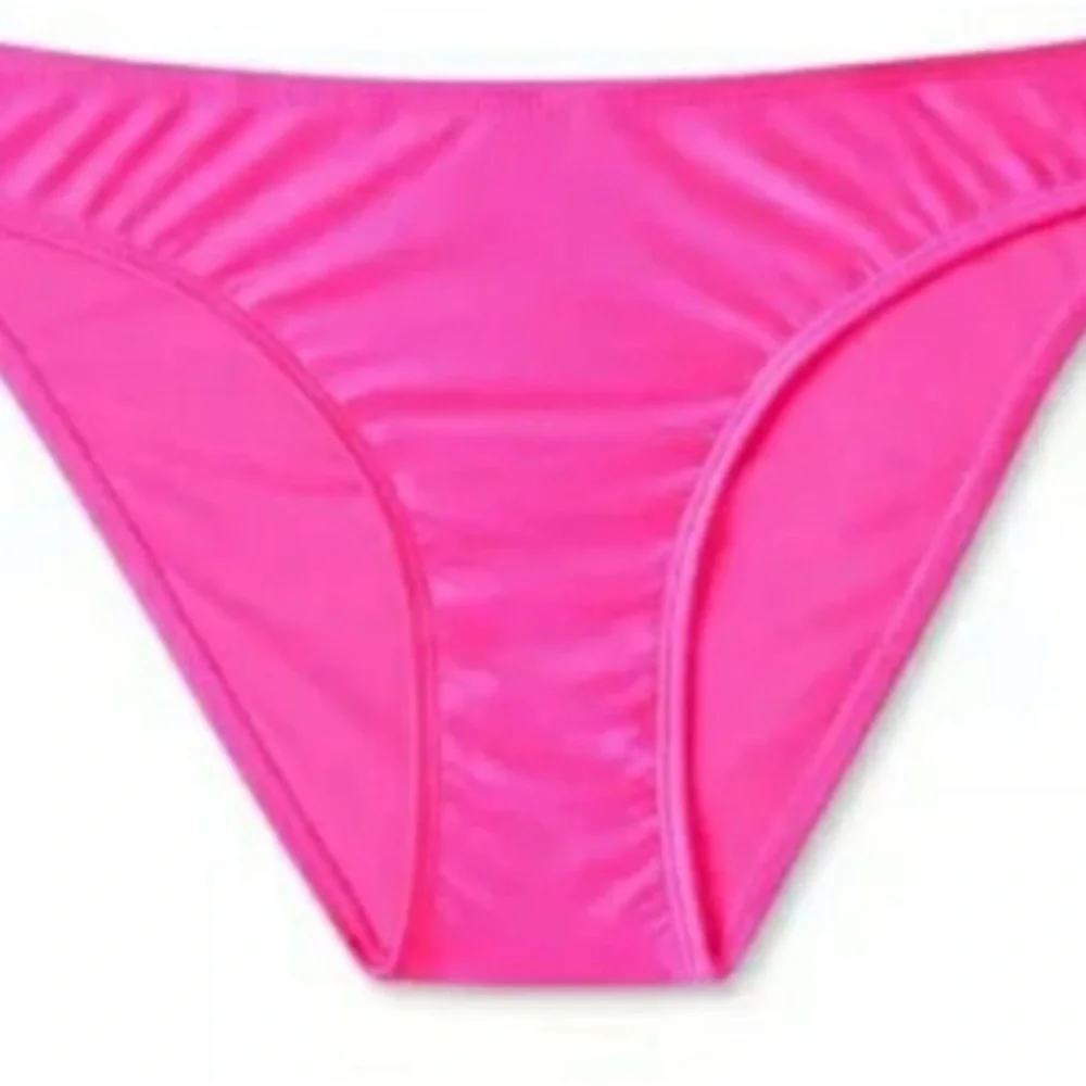 wild fable Hot Pink Halter Keyhole Bikini Set xxs/XS - Picture 3 of 10
